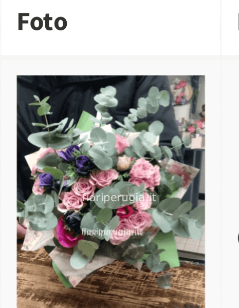 Bouquet del fiorista