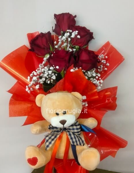 Rose Rosse  Teddy 